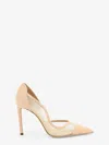 Jimmy Choo Brigitte Mesh-panel Pumps In Multi