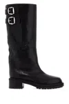 Jimmy Choo Brooklyn 50 Leather Knee-high Boots In Black