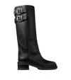 Jimmy Choo Brooklyn 50 Leather Knee-high Boots In Black