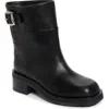 Jimmy Choo 'brooklyn' Black Ankle Boots With Buckle In Black