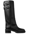 Jimmy Choo Brooklyn 50 Leather Knee-high Boots In Black