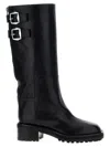 Jimmy Choo Brooklyn 50 Leather Knee-high Boots In Black
