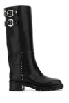 Jimmy Choo Buckle-decorated Knee-high Boots In Multi