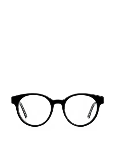 Jimmy Choo Browline-frame Glasses In Black
