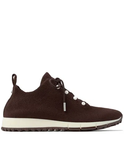 Jimmy Choo Brown Cashmere Sneaker
