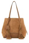 Jimmy Choo Brown Diamond Medium Tote