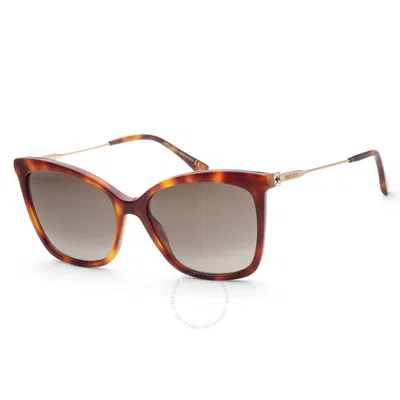 Jimmy Choo Brown Gradient Butterfly Ladies Sunglasses Maci/s 0086/ha 55