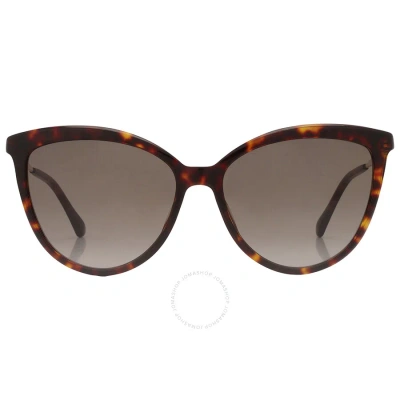 Jimmy Choo Brown Gradient Cat Eye Ladies Sunglasses Belinda/s 0086/ha 56