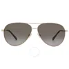 Jimmy Choo Brown Gradient Pilot Ladies Sunglasses Jimena/s 006j/ha 60 In Brown / Gold