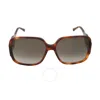 Jimmy Choo Brown Gradient Square Ladies Sunglasses Tara/s 0086/ha 59 In Brown