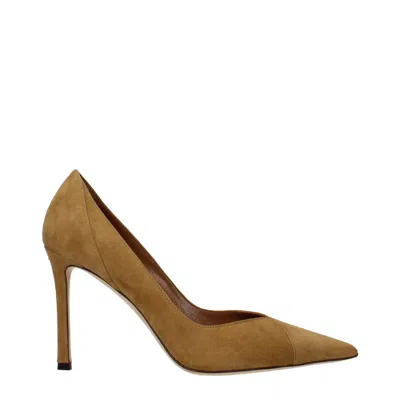 Jimmy Choo Brown Leather High Heel Women's Pumps