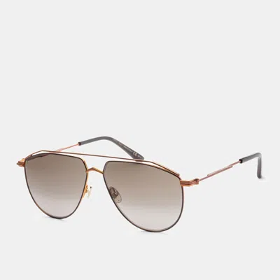 Pre-owned Jimmy Choo Brown Lex Women's Sunglasses 59mm