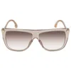 Jimmy Choo Brown Mirror Gradient Browline Ladies Sunglasses Suvi/s 0fwm/nq 58 In Brown