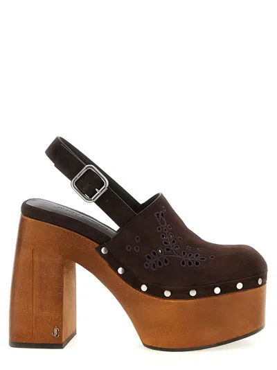 Jimmy Choo Brown Slingback Heels