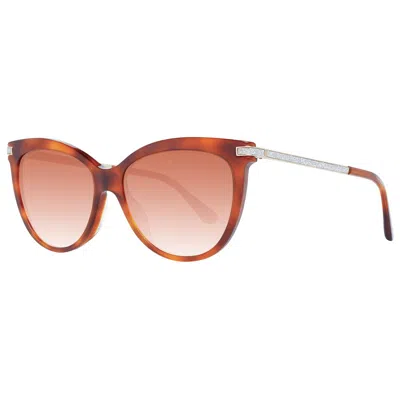 Jimmy Choo Brown Women Sunglasses In Orange