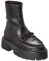 Jimmy Choo Bryer Leather Boot In Black