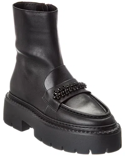 Jimmy Choo Bryer Leather Boot In Black