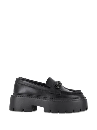 Pre-owned Jimmy Choo Bryer Loafers In Black