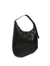 Jimmy Choo Buckle Bar Hobo Bag In Black