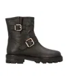 Jimmy Choo Immy Choo Youth Ii Biker Boots In Black