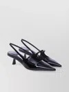Jimmy Choo Buckle Detail Kitten Heel Patent Pumps