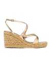 JIMMY CHOO BUCKLE WEDGES