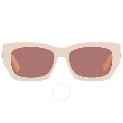 Jimmy Choo Burgundy Cat Eye Ladies Sunglasses Cami/s 0szj/4s 56 In Red