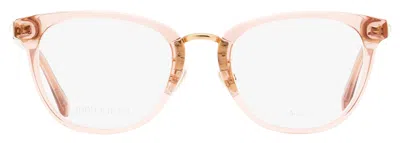 Jimmy Choo Butterfly Acetate With Crystal Accents Eyeglasses In Pink