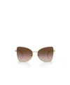 Jimmy Choo Butterfly Frame Sunglasses In Nude