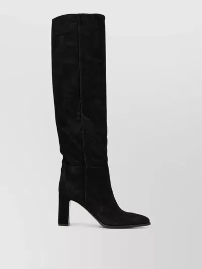 Jimmy Choo Calfskin Over-the-knee Boots In Black