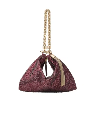 Jimmy Choo Callie Crystal Chain Clutch Bag