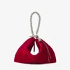 Jimmy Choo Callie In Ruby Red/silver