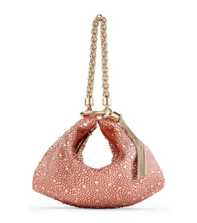 Jimmy Choo Callie Satin Embellished Clutch Bag In Pattern
