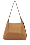 Jimmy Choo Camel Suede Medium Diamond Shoulder Bag