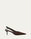 Jimmy Choo Camie Sb 60 Suede Slingback Pump In Brown