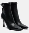 Jimmy Choo Stivaletti Camie 85 In Pelle Nera  Donna In Black