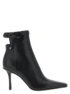 Jimmy Choo Camie Knotted-strap Leather Ankle Boots In Black