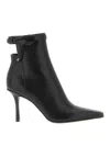 Jimmy Choo Camie Knotted-strap Leather Ankle Boots In Black