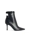 Jimmy Choo Camie Knotted-strap Leather Ankle Boots In Black