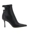 Jimmy Choo Camie Knotted-strap Leather Ankle Boots In Black