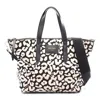 Jimmy Choo Candice Nylon Leather Tote Bag In Black