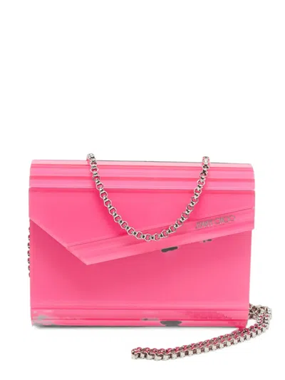 Pre-owned Jimmy Choo Candy Chain Clutch Bag In Pink