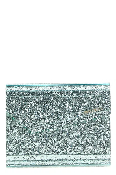Jimmy Choo 'candy' Clutch In Green