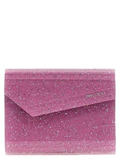 Jimmy Choo 'candy' Clutch In Pink