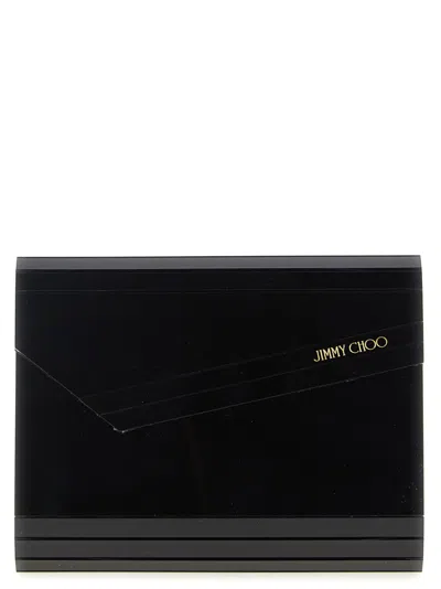 Jimmy Choo 'candy' Clutch In Black