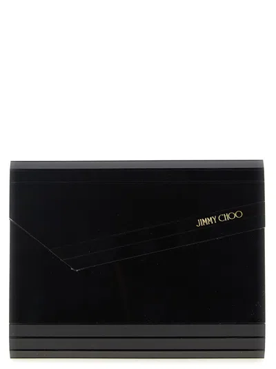 Jimmy Choo 'candy' Clutch In Black