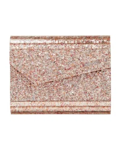 Jimmy Choo Candy Clutch In Brown