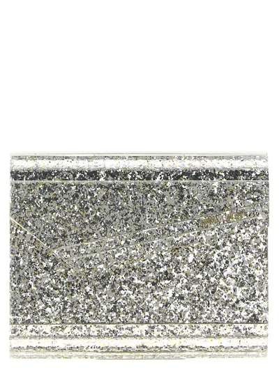 Jimmy Choo 'candy' Clutch In Gray