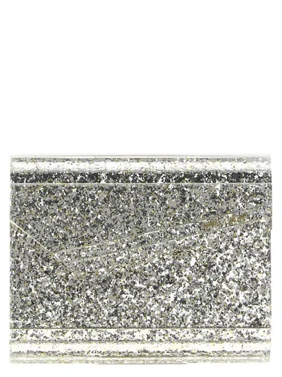 Jimmy Choo 'candy' Clutch In Gray