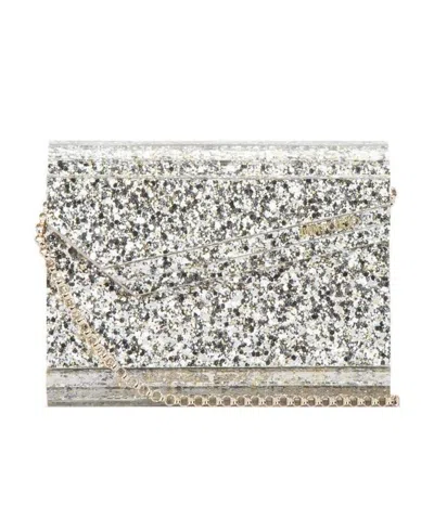 JIMMY CHOO JIMMY CHOO CANDY GLITTER CLUTCH BAG